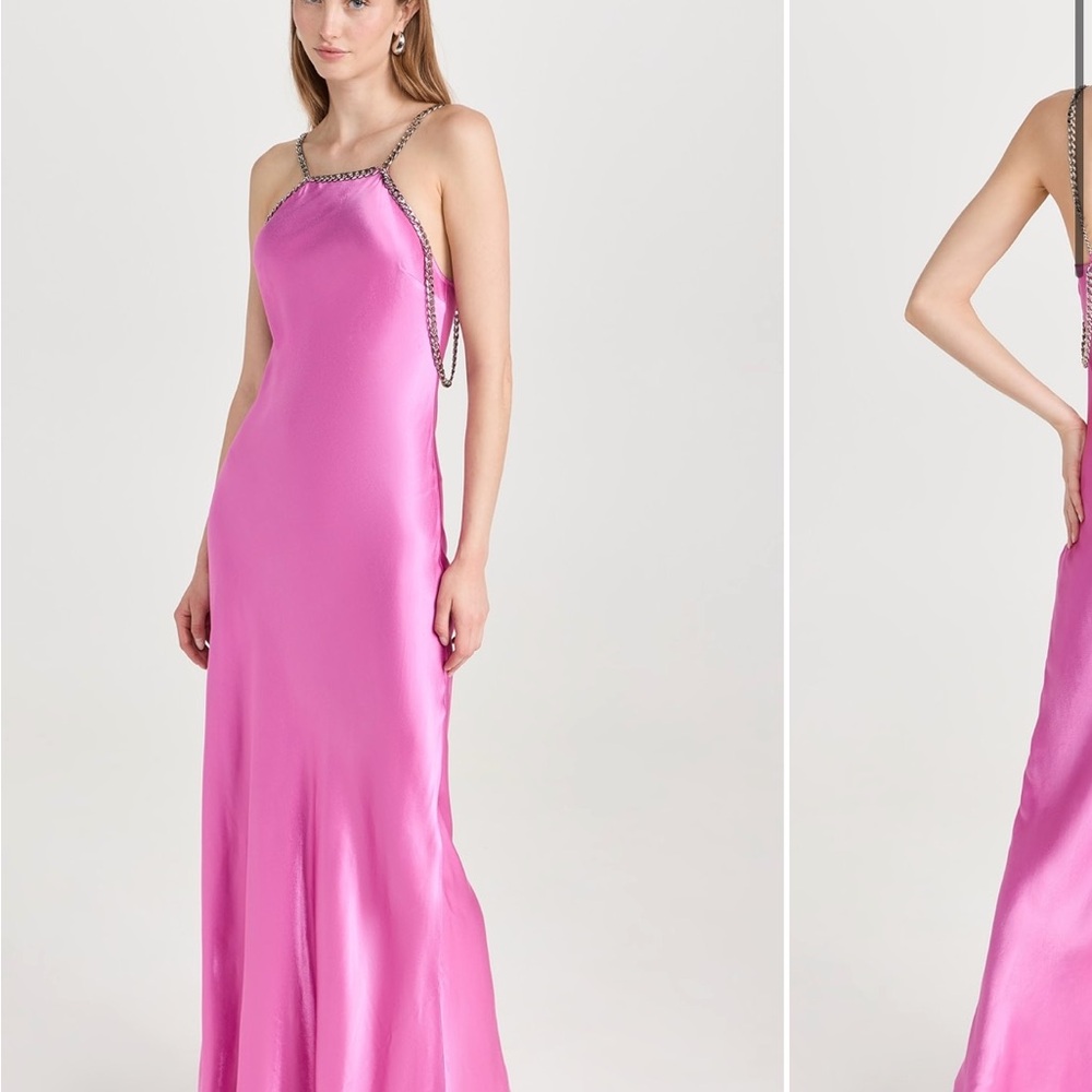 L’Agence Majesty Dress With Chain